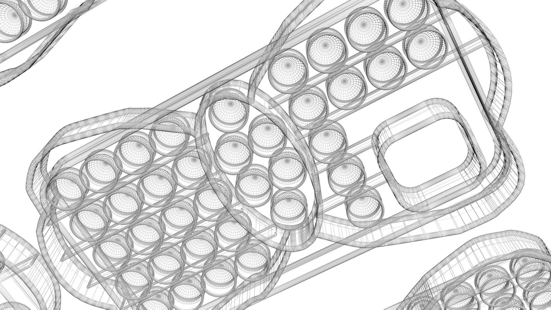 Bow Pop It Phone Cases Set 3D model_19