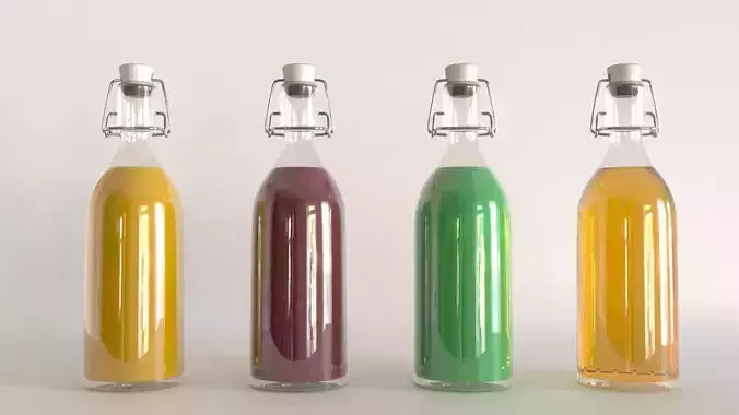 Korken bottle from IKEA 3D model
