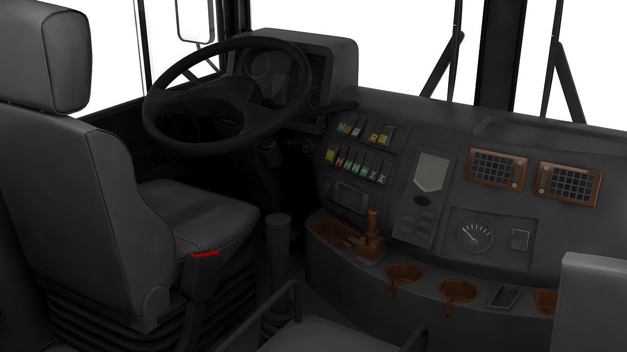 Ambulance military vehicle 3D model_17