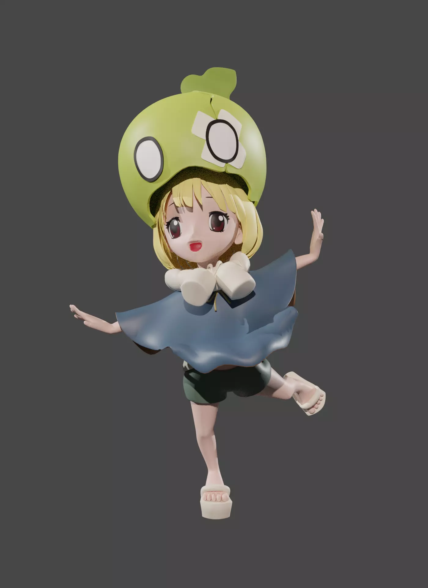 Suika in Dr Stone 3D model_0
