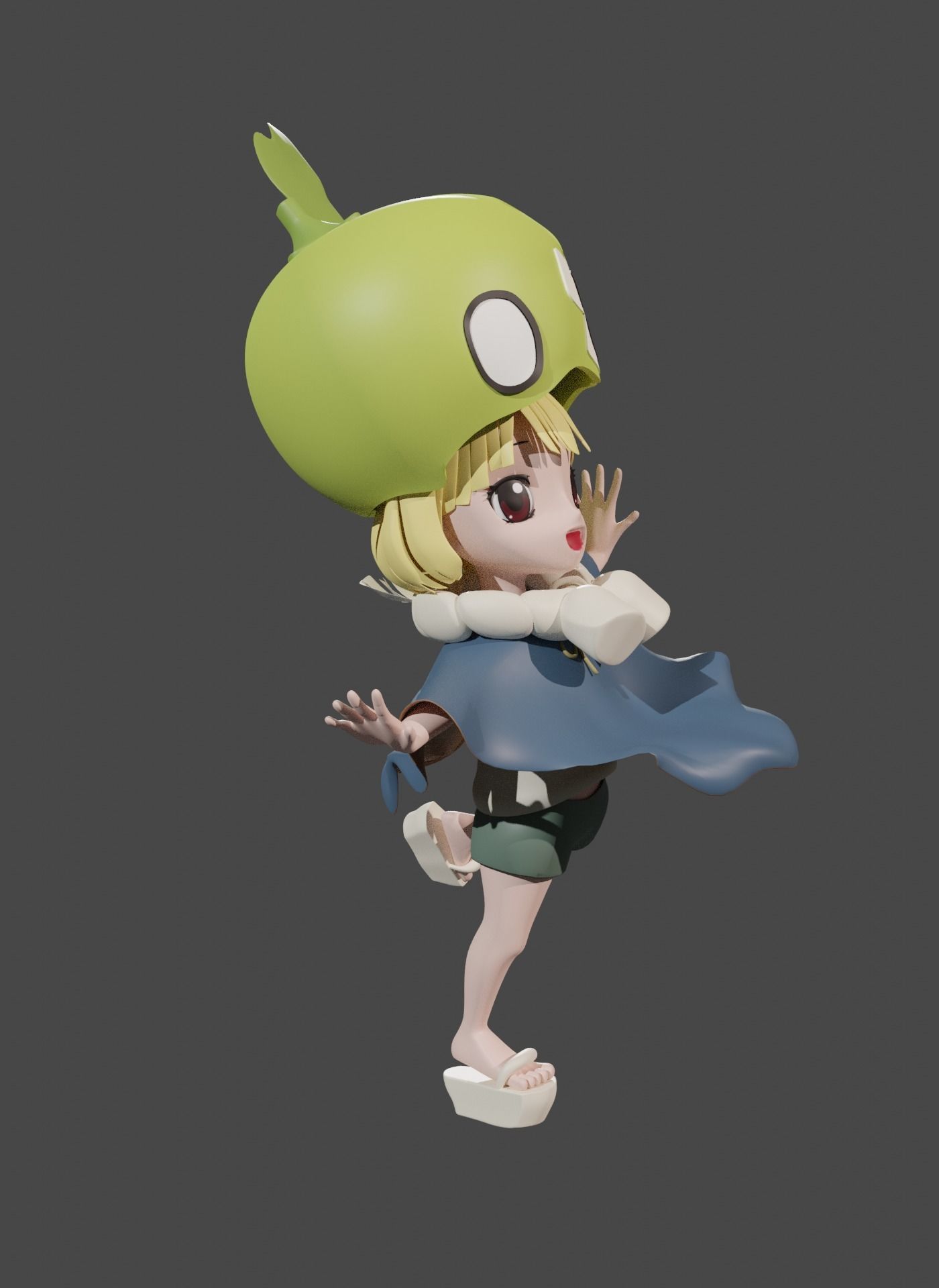 Suika in Dr Stone 3D model_1