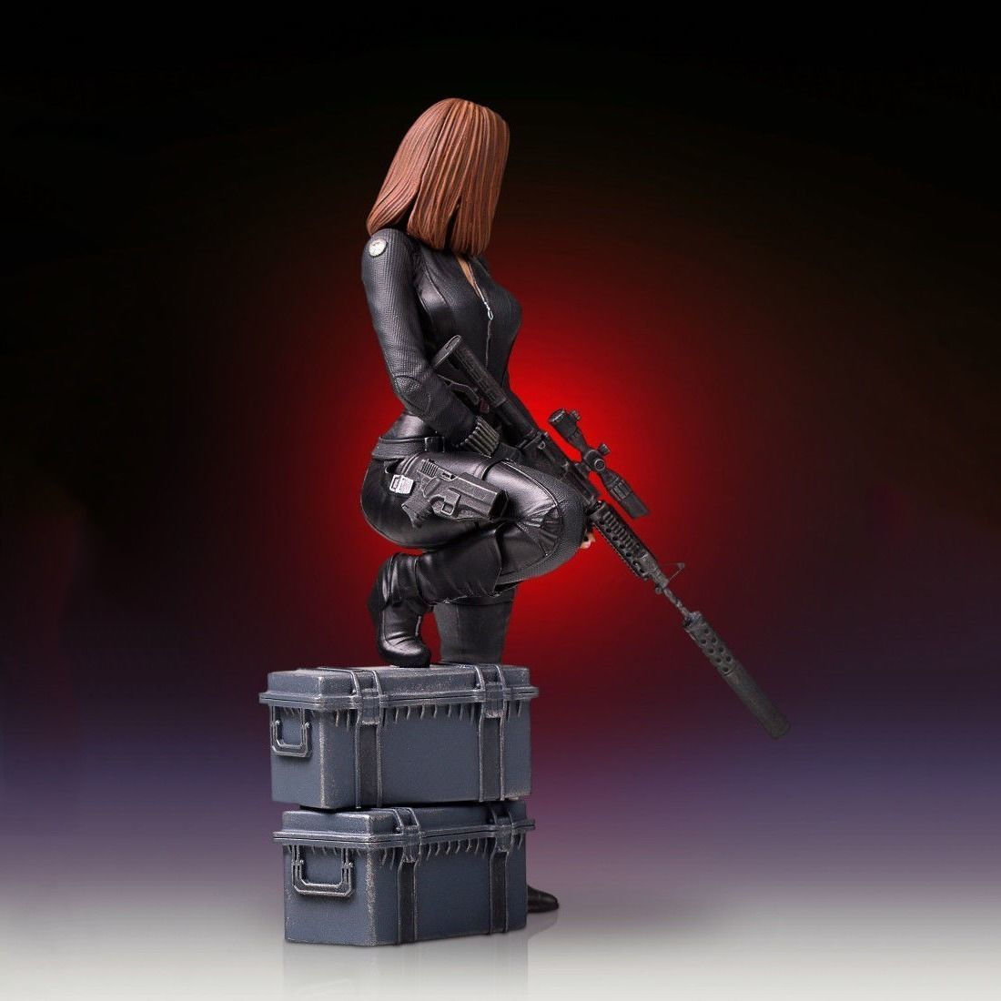 Black Widow 3D print model STL 3D print model_3