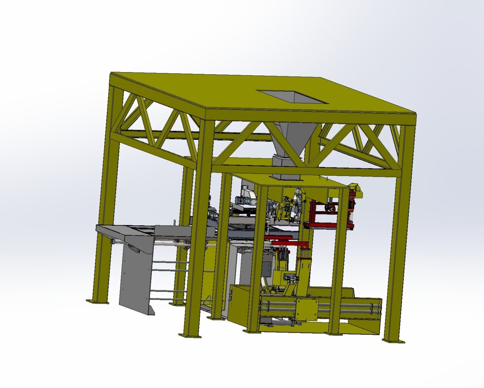 Full automatic bag-making packing machine 3D model_3