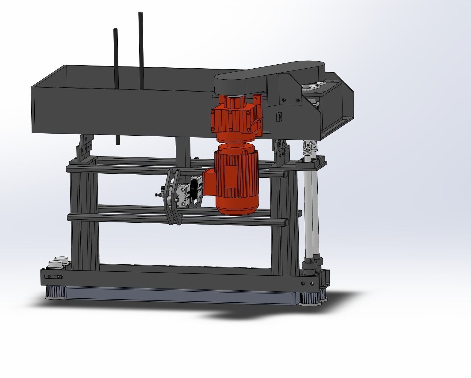 Full automatic bag-making packing machine 3D model_12