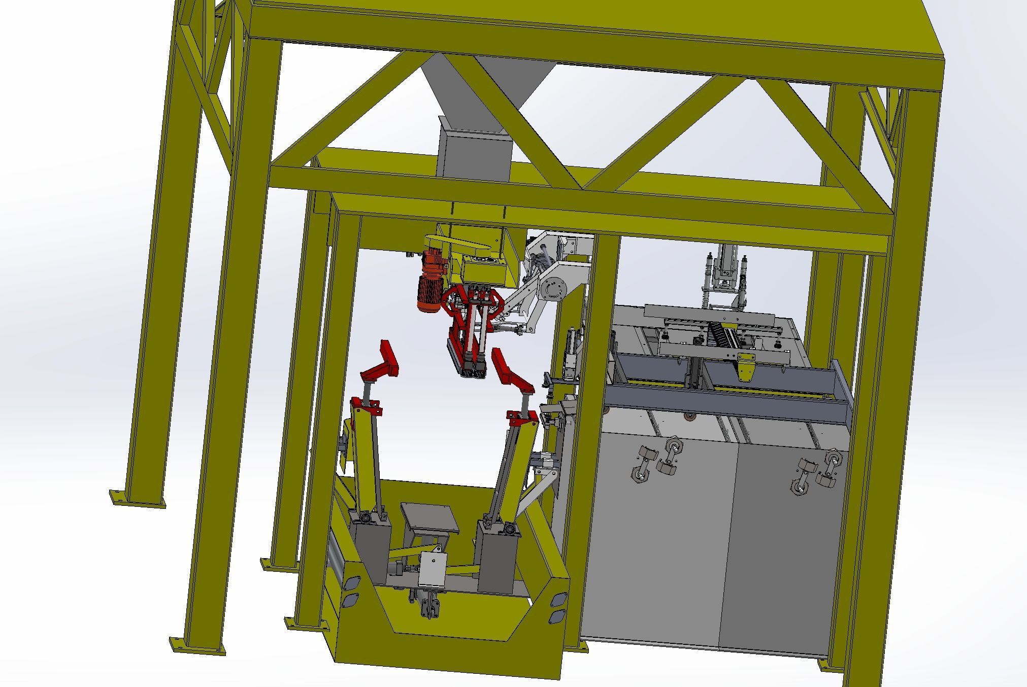 Full automatic bag-making packing machine 3D model_7