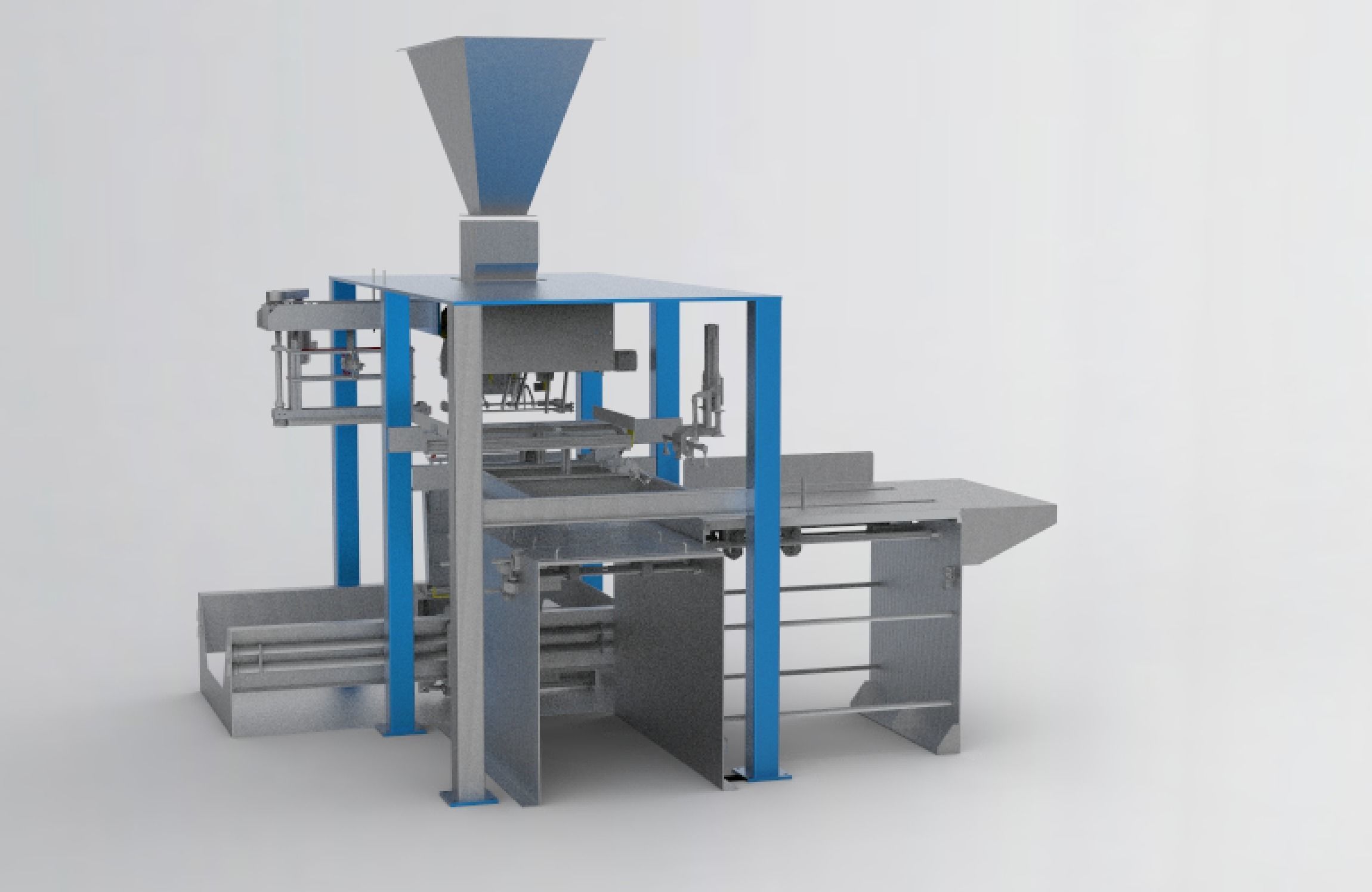 Full automatic bag-making packing machine 3D model_2