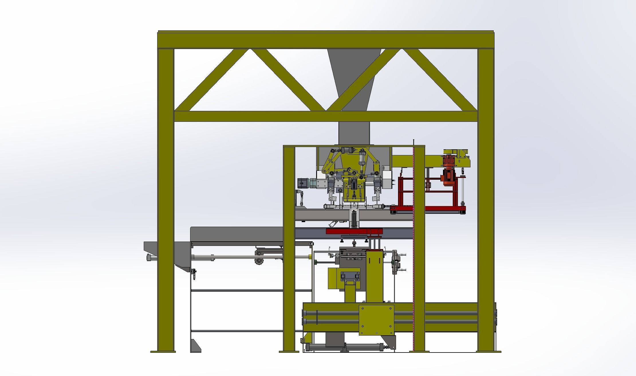 Full automatic bag-making packing machine 3D model_10