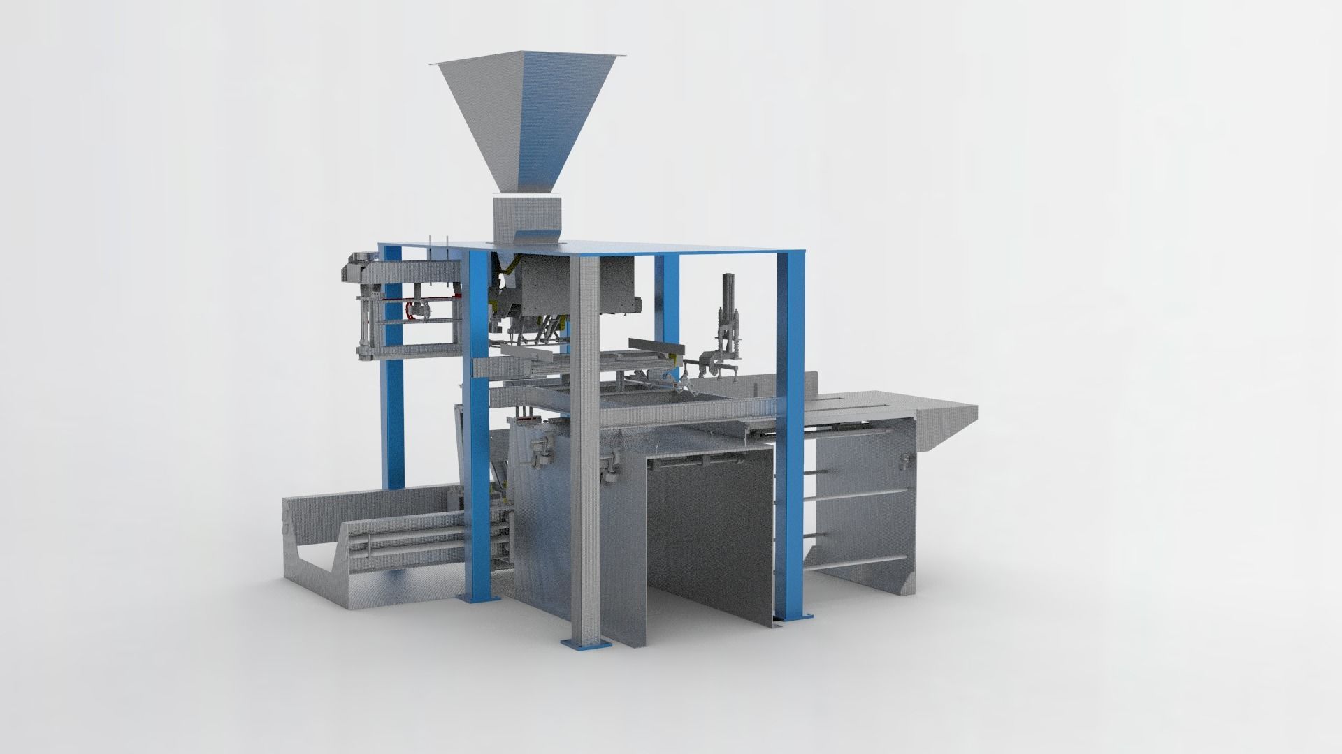 Full automatic bag-making packing machine 3D model_1
