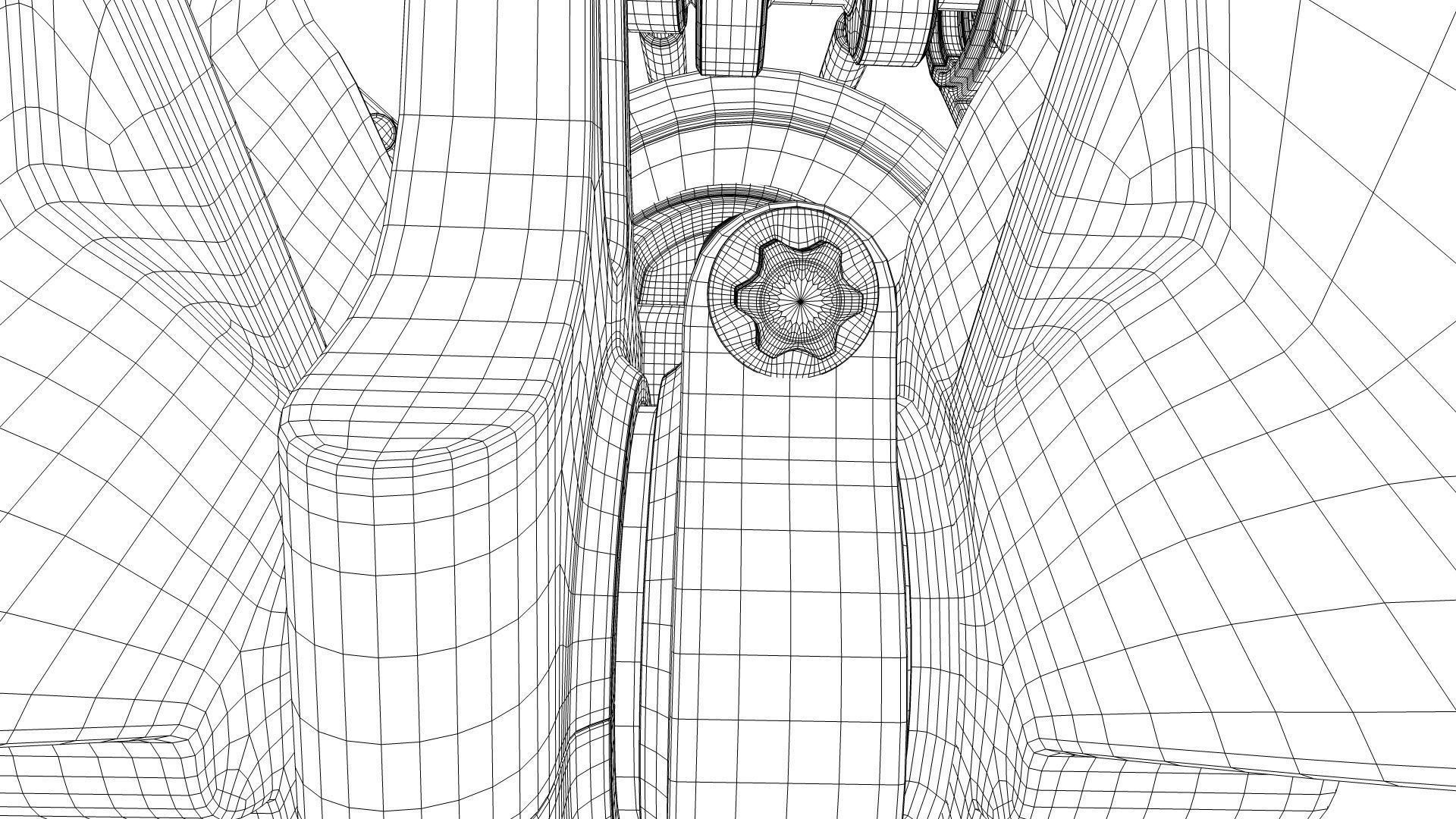 V12 Engine Working Animated 3D model_38