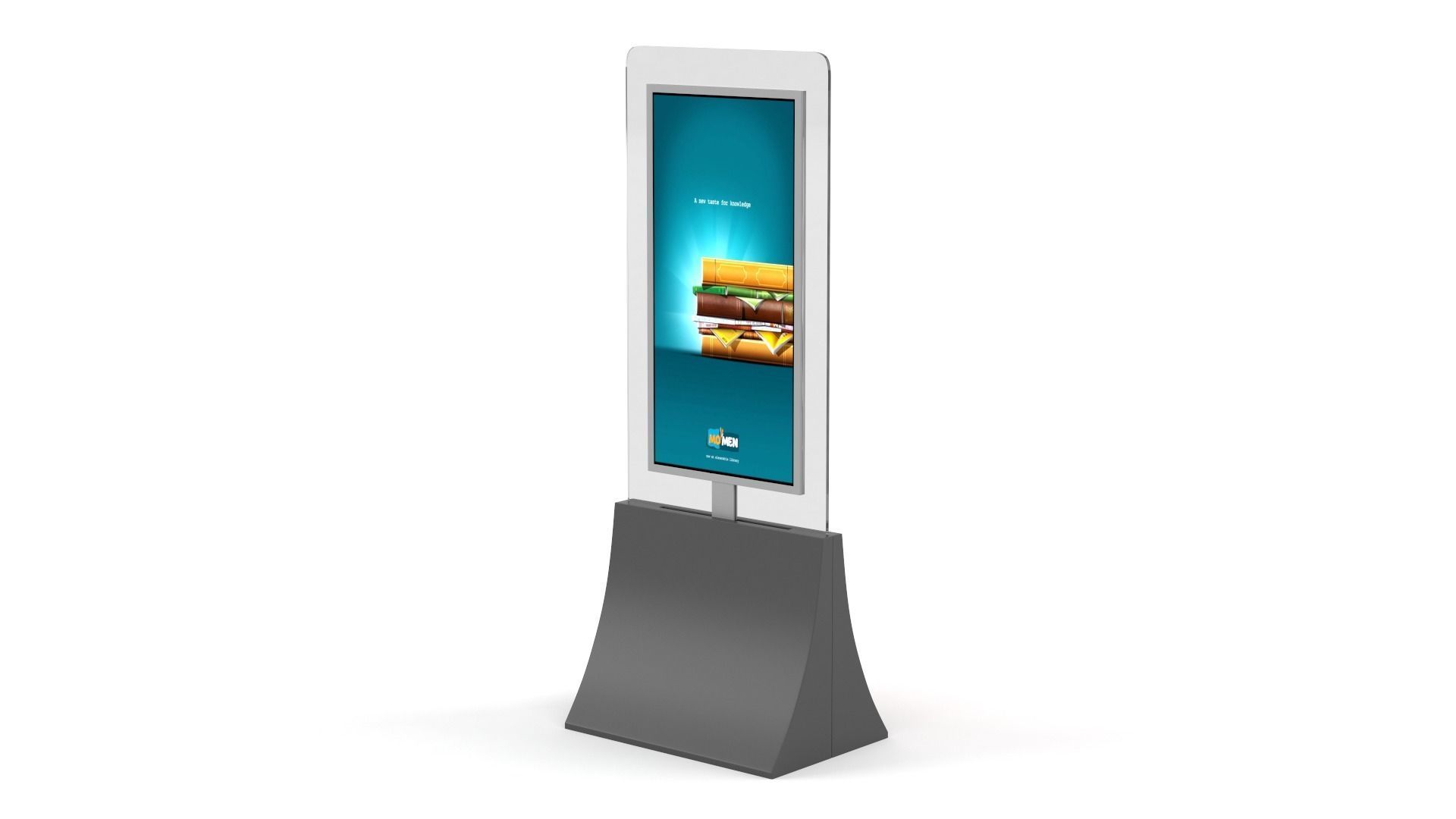 Electronic Kiosk 3D model_2