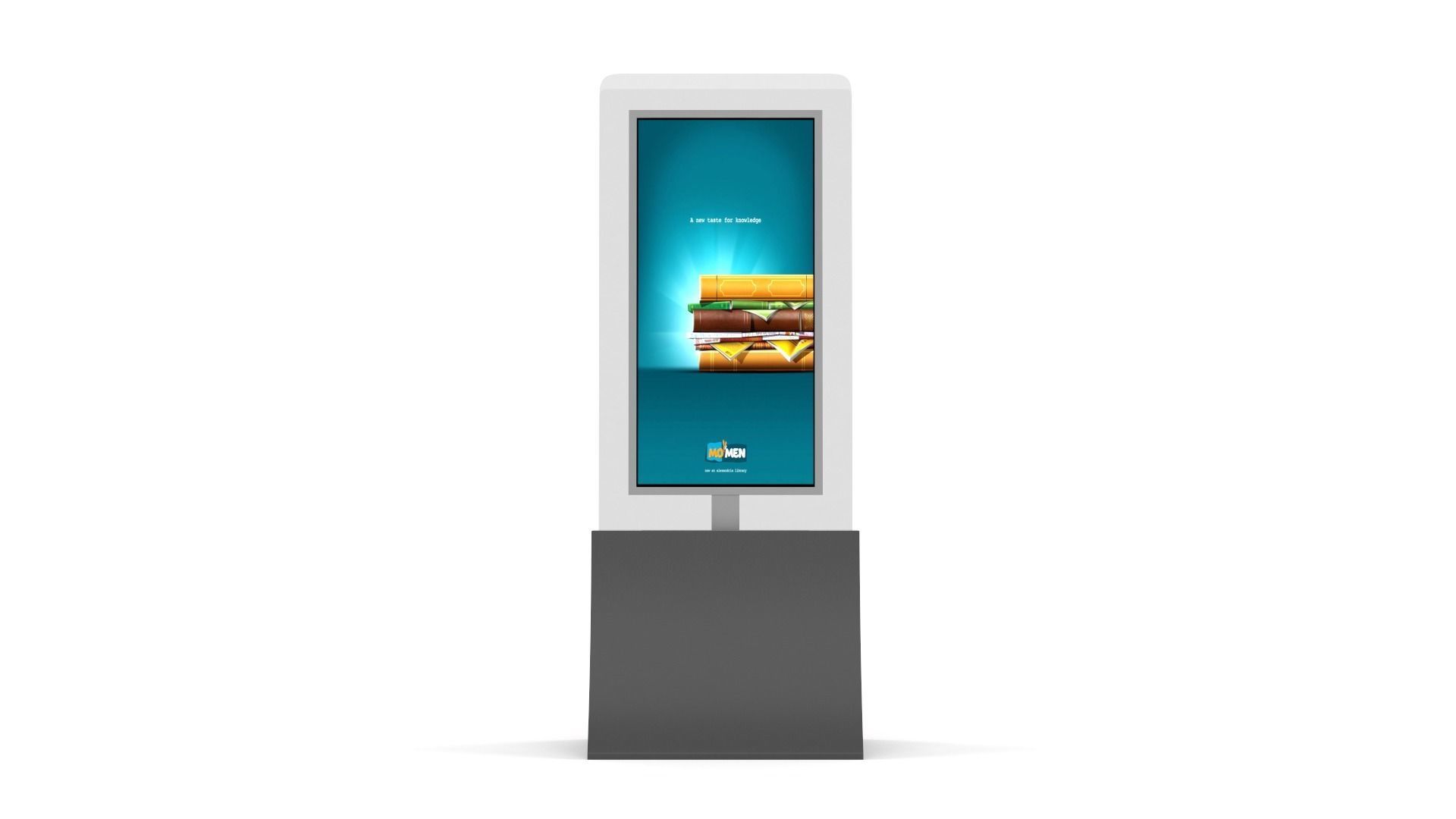 Electronic Kiosk 3D model_1