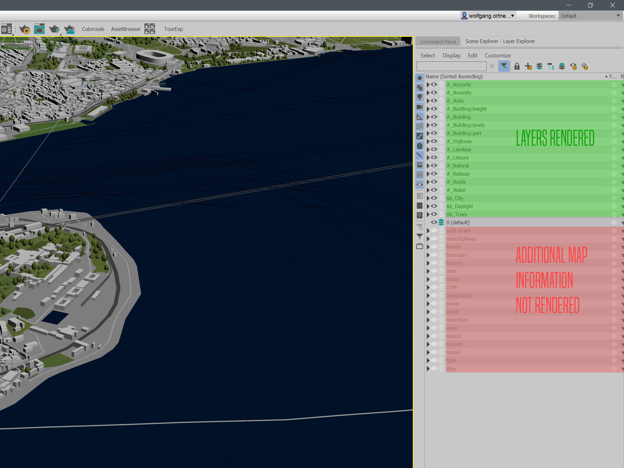 Istanbul Turkey 50x50km City 3D Map 3D model_14