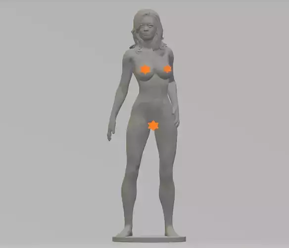 Miranda Sexy Girl Figure 3D STL Model Relief for CNC 3D Printer 3D print model