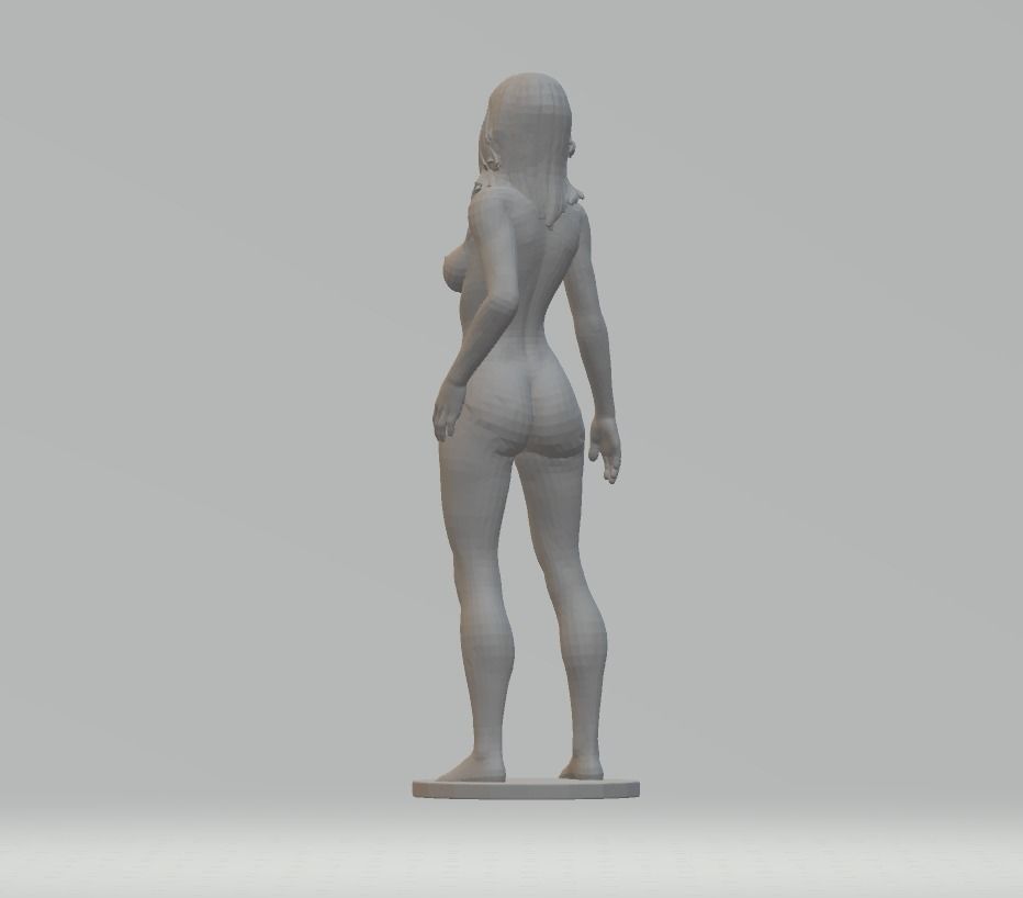 Miranda Sexy Girl Figure 3D STL Model Relief for CNC 3D Printer 3D print model_2