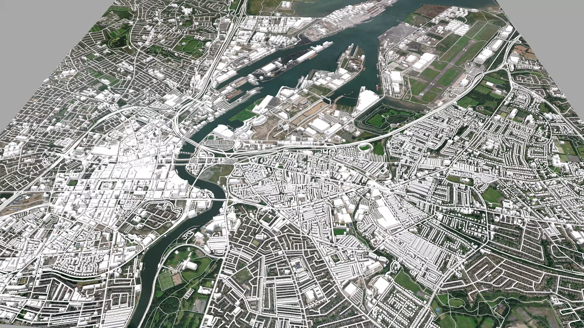 Cityscape Belfast Ireland 3D model