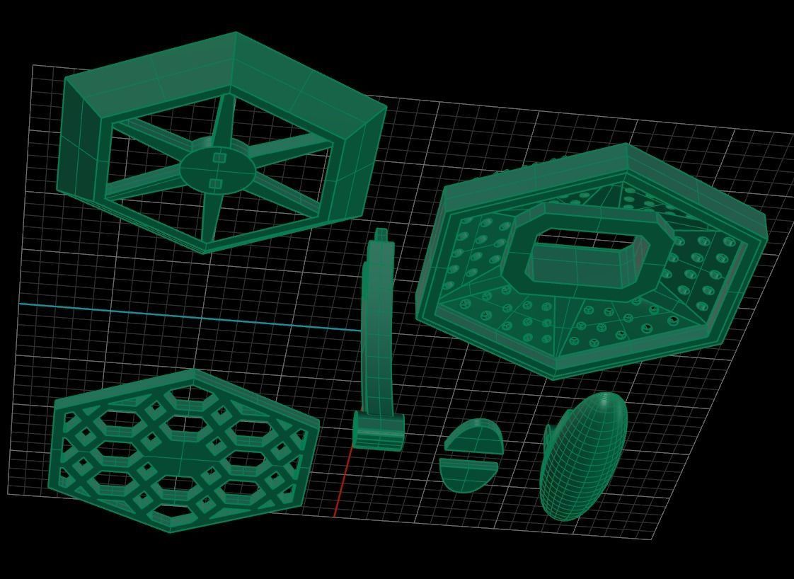 Cufflinks  AP 3D print model_5