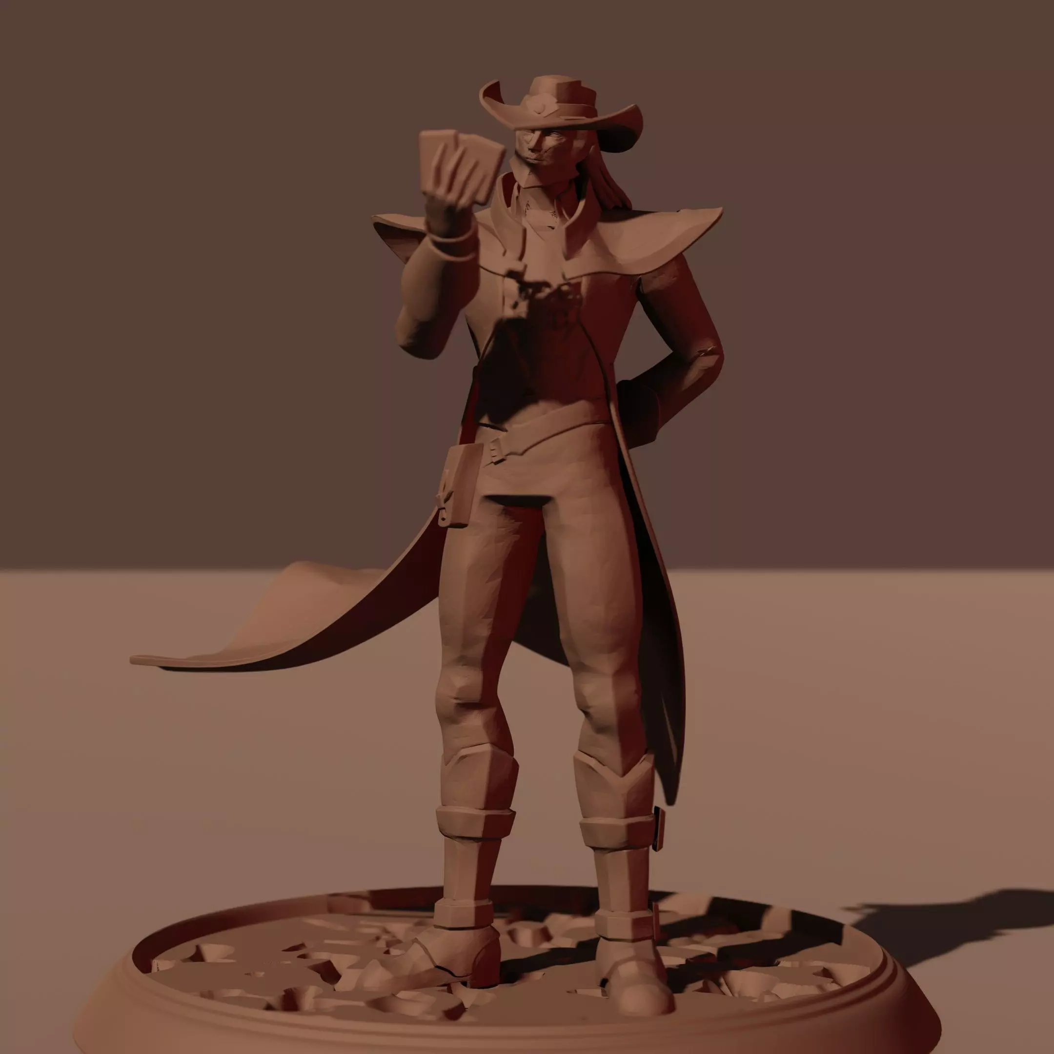 TWISTED FATE THE CARD MASTER 3D print model