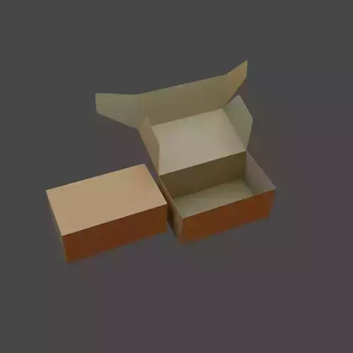 Cardboard Box 3D model