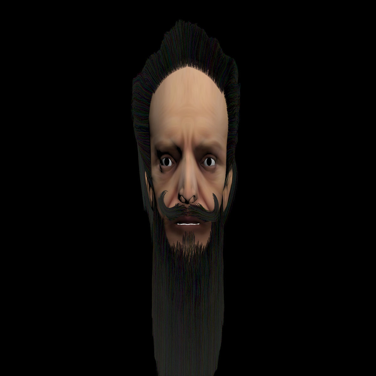 Head sakher- jabal- face 3D model_1