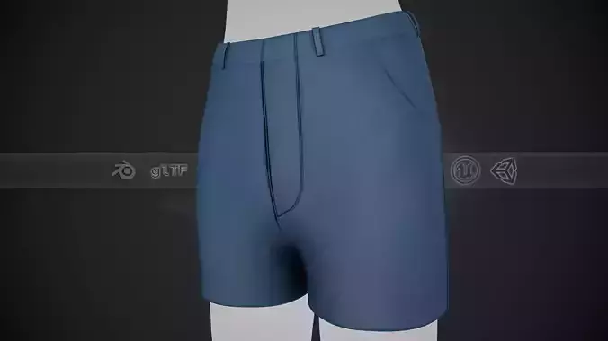 Blue Shorts Style 1 