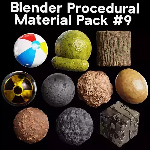 Blender Procedural Material Pack 9 Texture