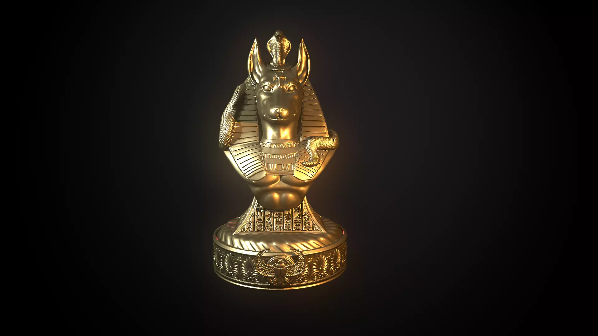 Anubis - God of Ancient Egypt 3D print model_0