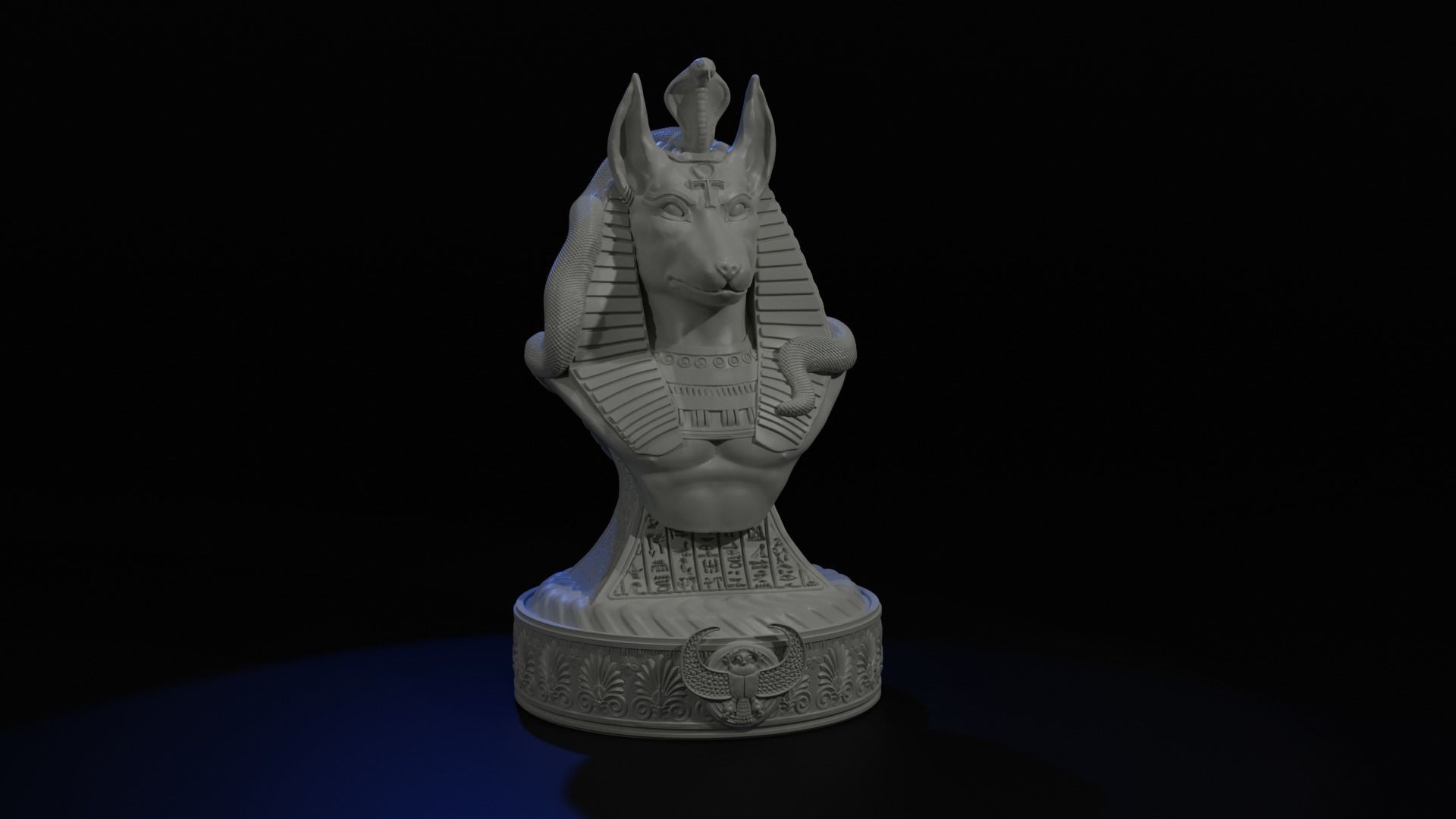 Anubis - God of Ancient Egypt 3D print model_5