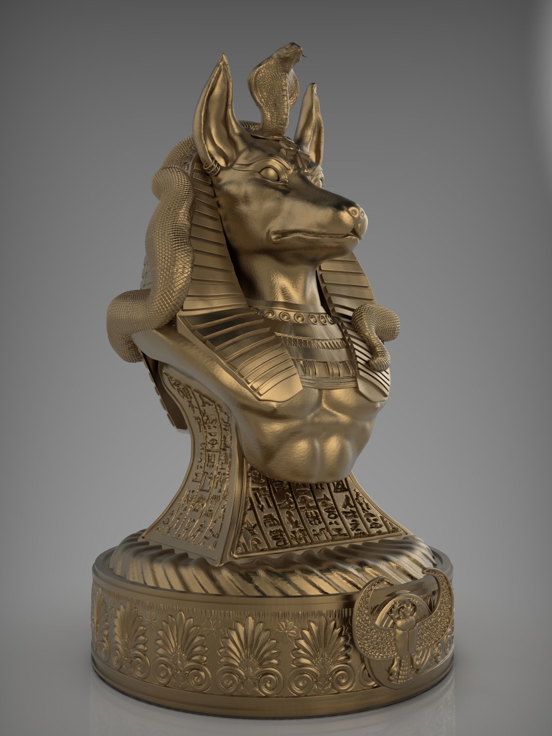 Anubis - God of Ancient Egypt 3D print model_10