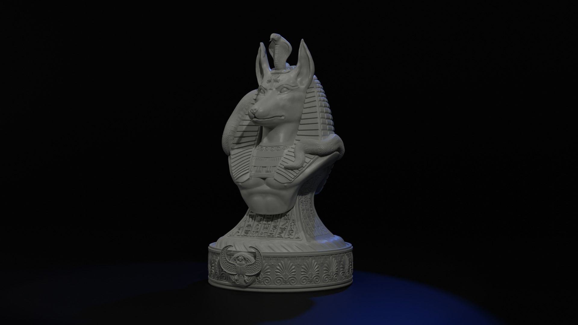 Anubis - God of Ancient Egypt 3D print model_7
