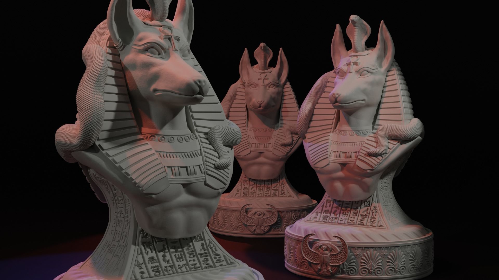 Anubis - God of Ancient Egypt 3D print model_8
