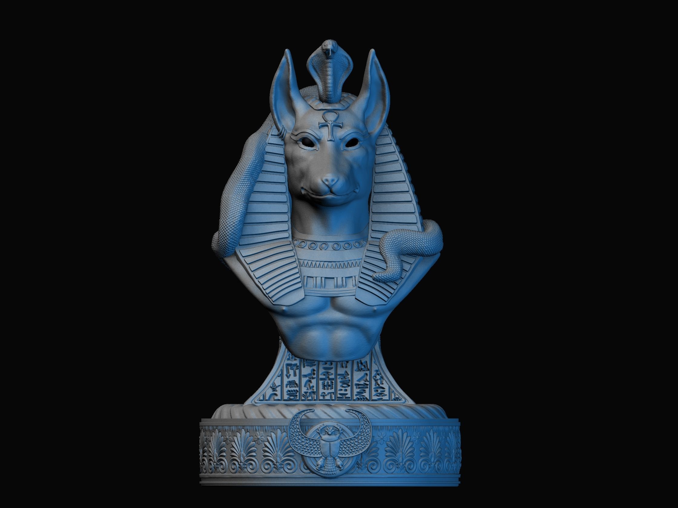 Anubis - God of Ancient Egypt 3D print model_19
