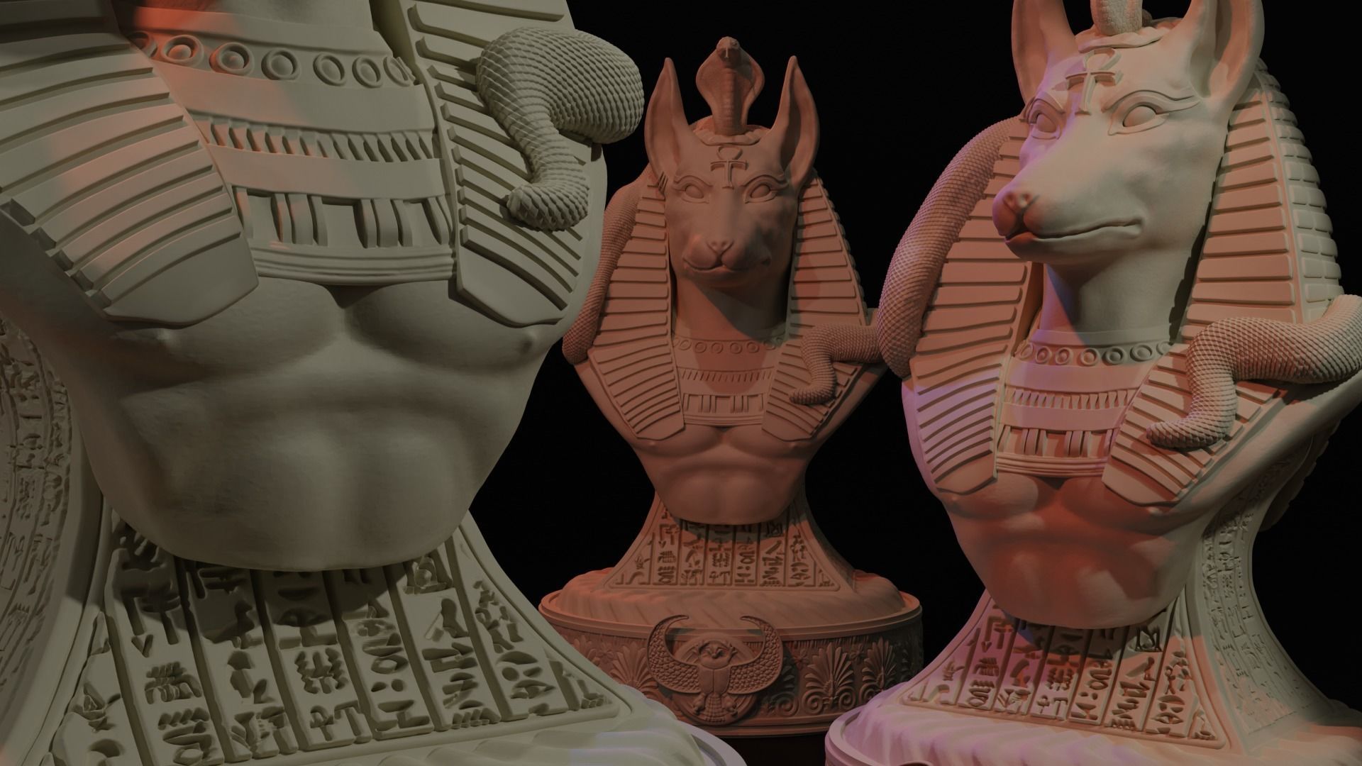 Anubis - God of Ancient Egypt 3D print model_11