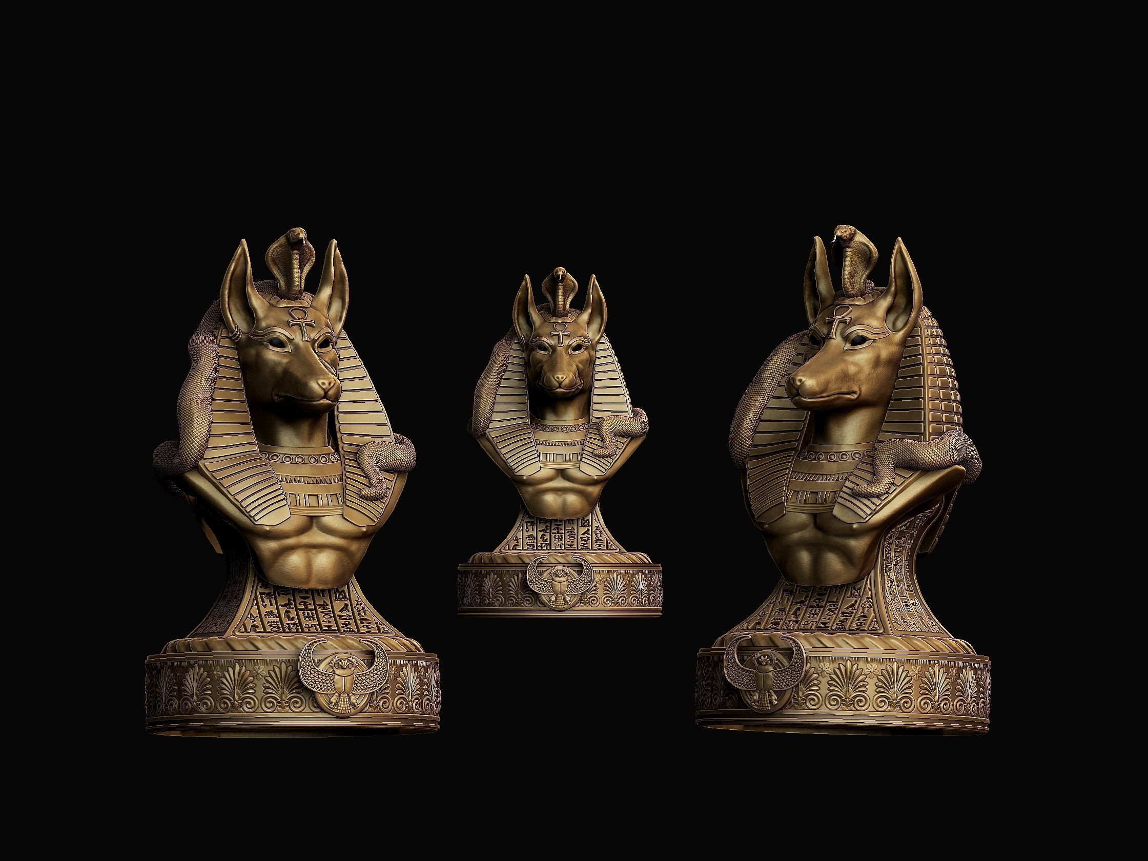 Anubis - God of Ancient Egypt 3D print model_18