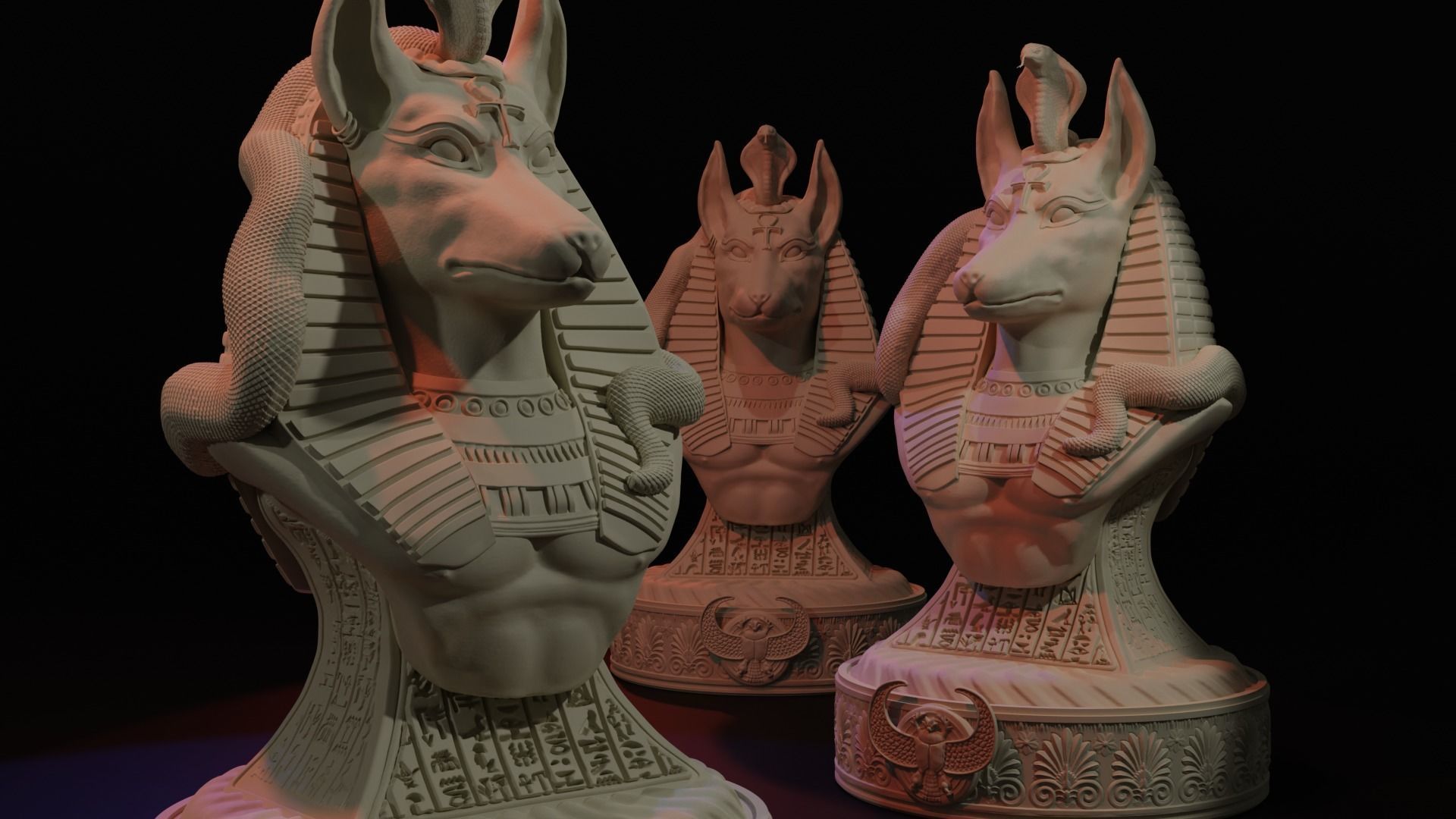 Anubis - God of Ancient Egypt 3D print model_9