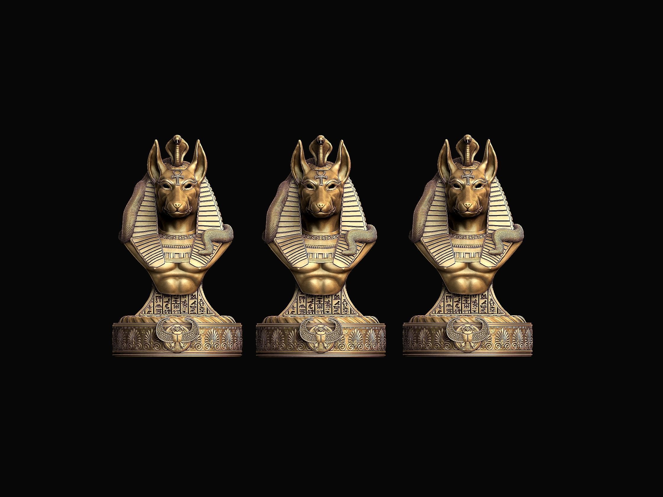 Anubis - God of Ancient Egypt 3D print model_17