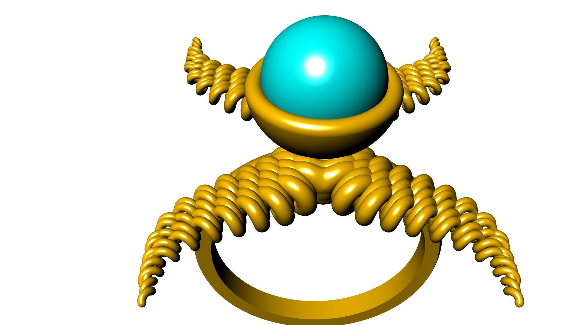 weave wings ring stl verified 3D print model_20