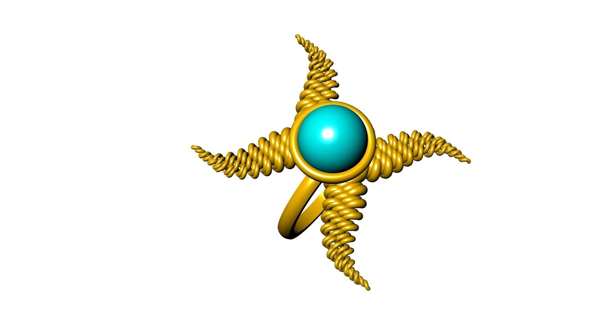 weave wings ring stl verified 3D print model_14