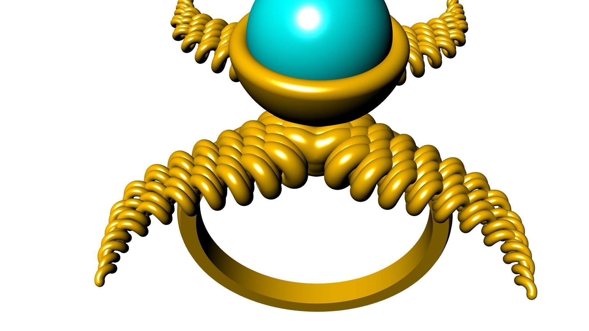 weave wings ring stl verified 3D print model_15