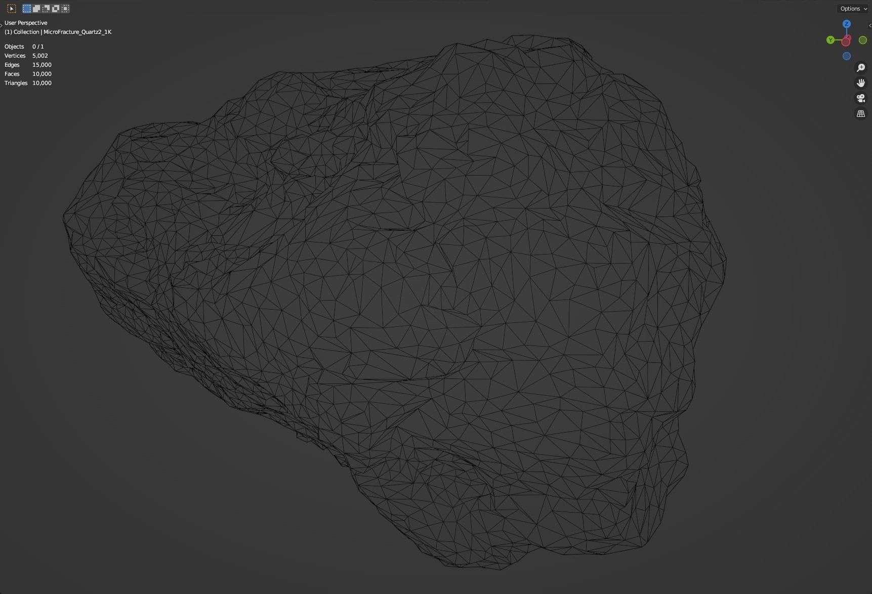 MicroFractured Quartz 2 - 8K Textures  Low-poly 3D model_5