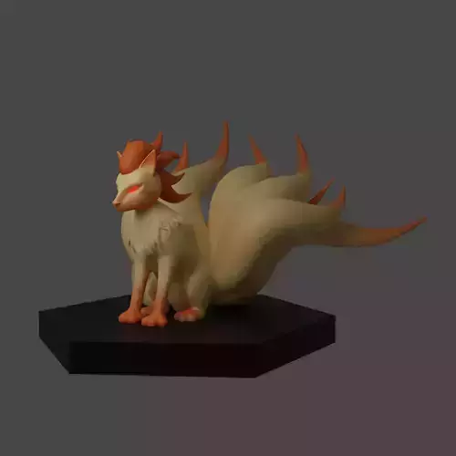 POKEMON NineTails 3D for Print