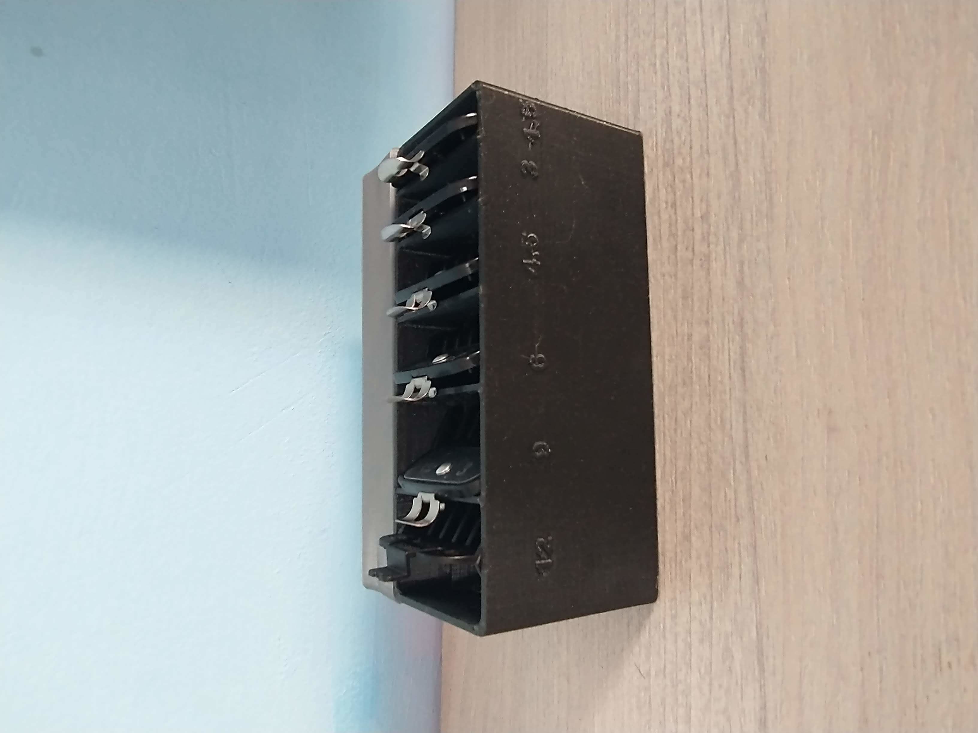 Comb Organizer 6 Storage Case Rack Holder for Hair Clipper 3D model 3D