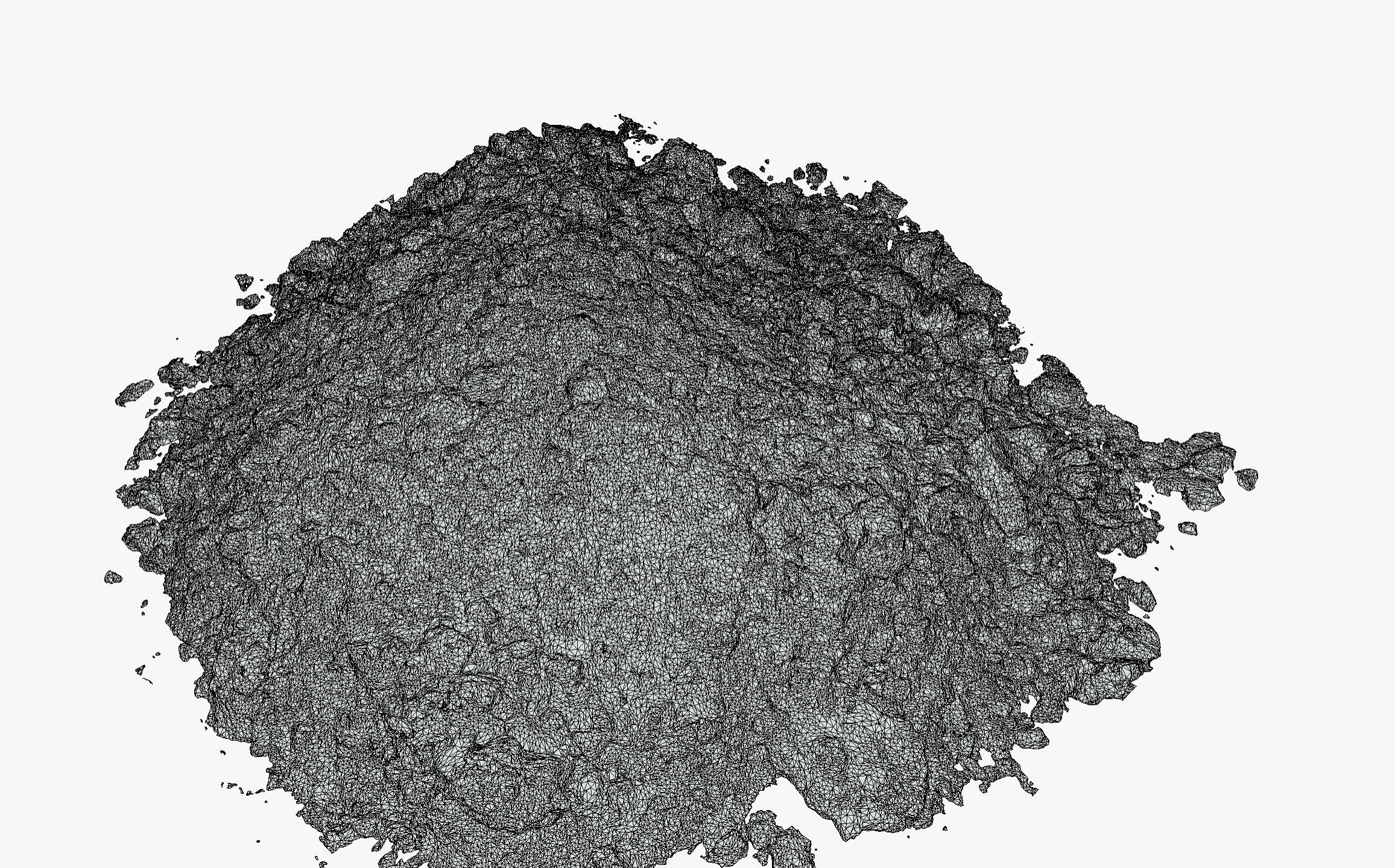 Cracked soil pile 3D model_10