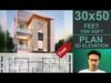 30 x 50 house Plan Design Elevation - Dream Houses Design com  3D model_1