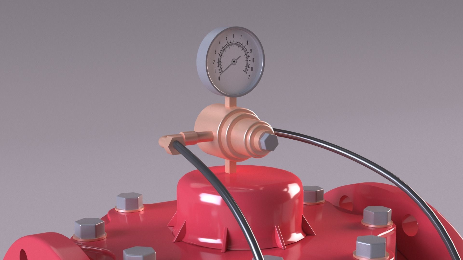 Pressure Control Valve 3D model_3