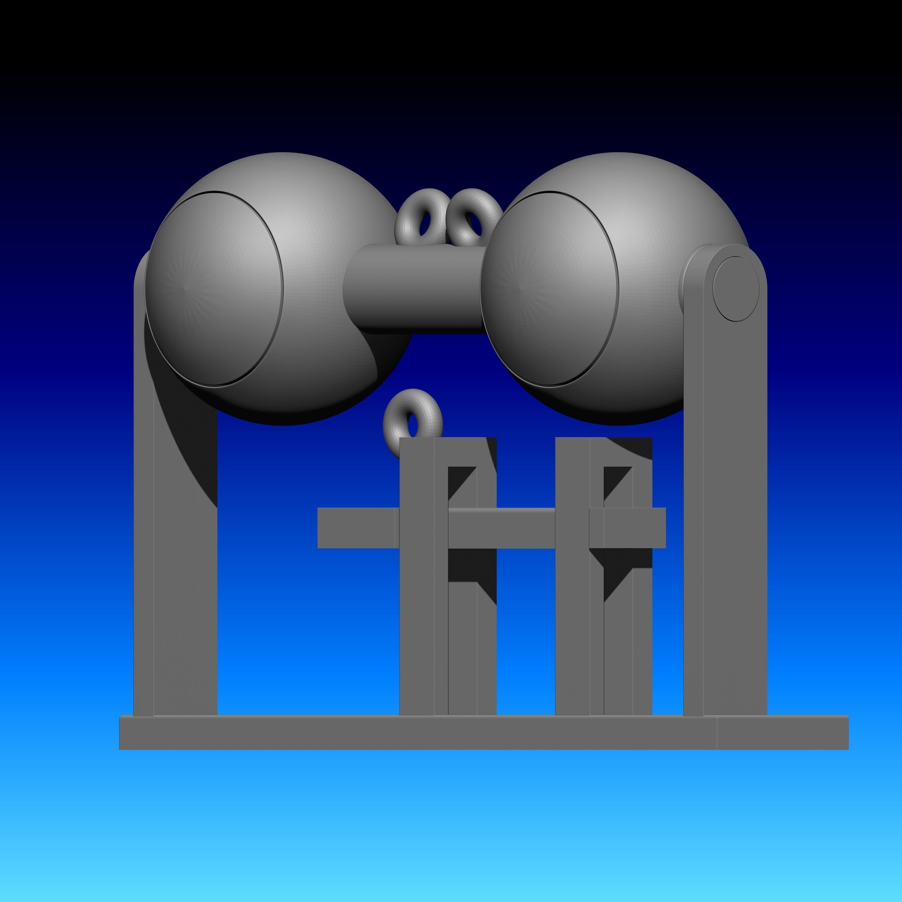 Mecanismo ojos de titere 001 Puppet eye mechanism 001 Free 3D print model_4