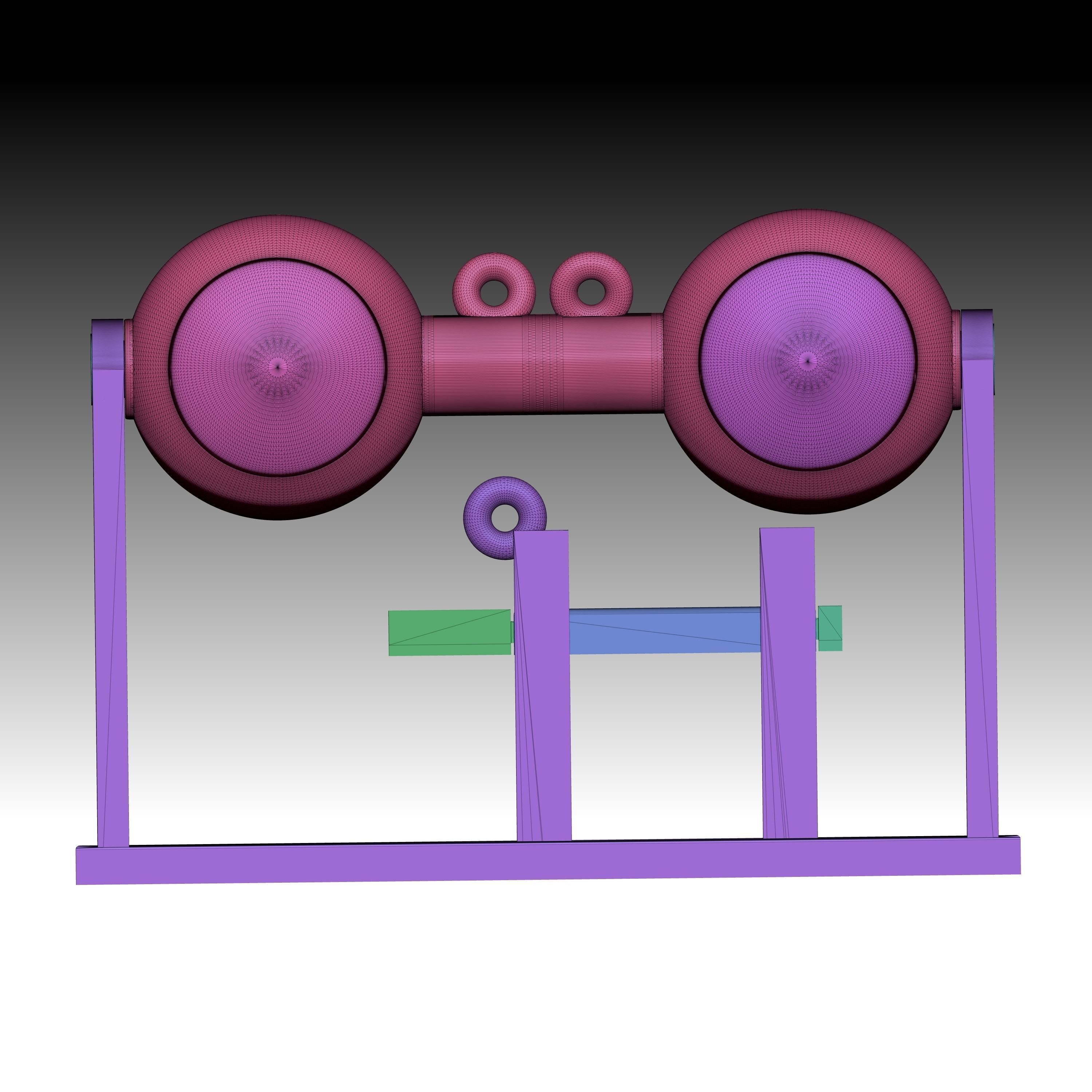 Mecanismo ojos de titere 001 Puppet eye mechanism 001 Free 3D print model_11