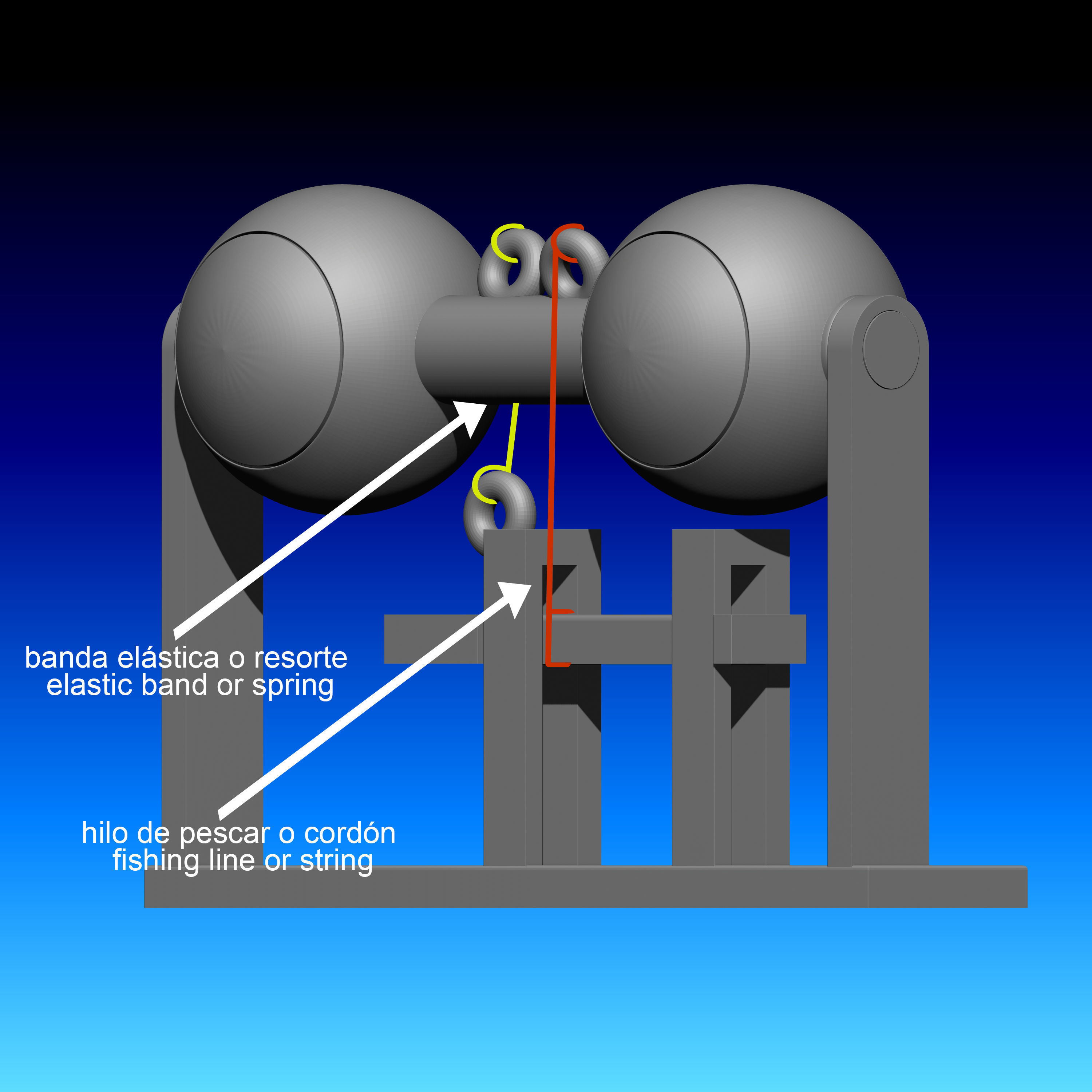Mecanismo ojos de titere 001 Puppet eye mechanism 001 Free 3D print model_10