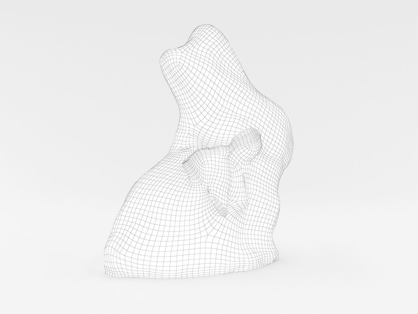 Lindt Chocolate Bunny 002 3D model_16