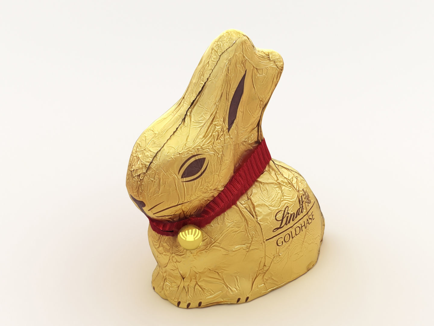 Lindt Chocolate Bunny 002 3D model_1