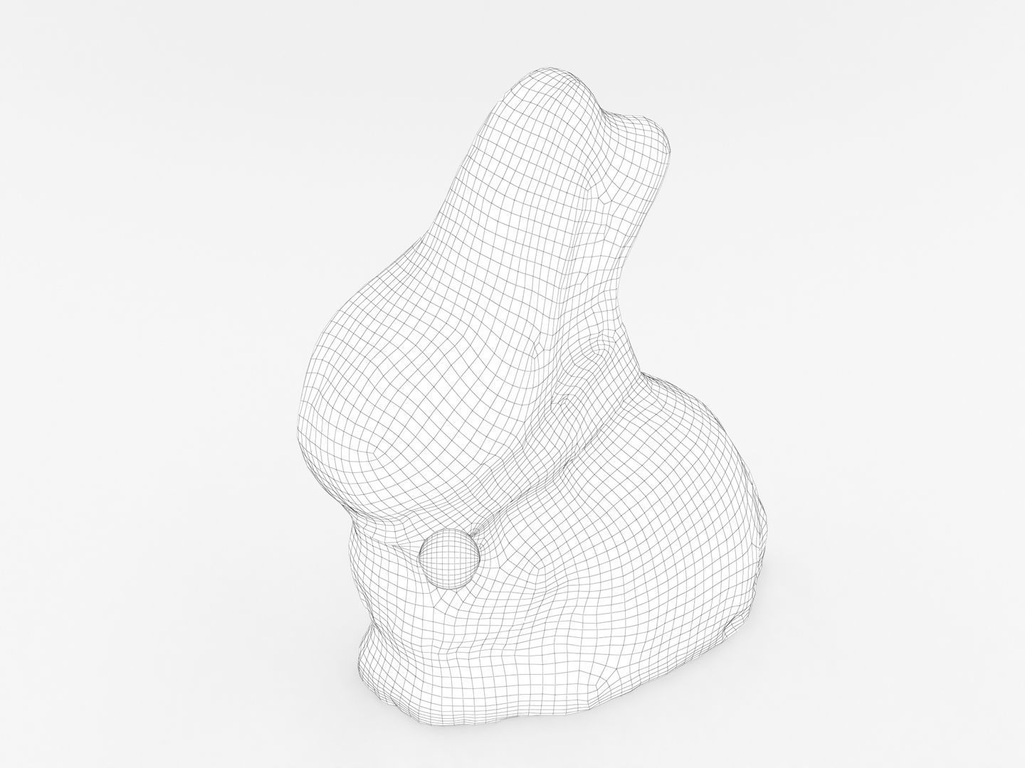 Lindt Chocolate Bunny 002 3D model_10